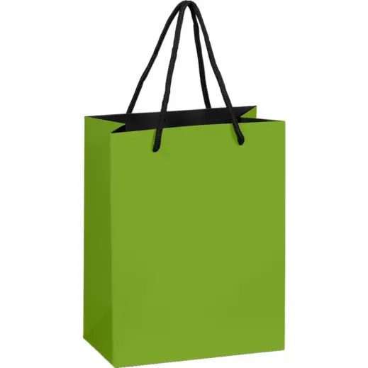 Omega Mini Paper Gift Bag Lime Green